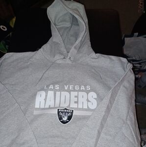 Las Vegas Raiders Big Mans Hoodie Size 3XL NEW 3X GRAY